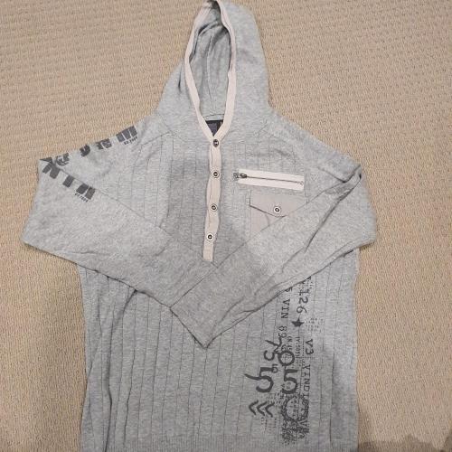 Men's  V3 grey hoody jumper