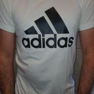 Men's White Adidas T-shirt