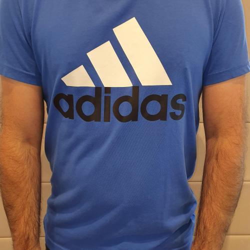 Men's Blue Adidas T-shirt
