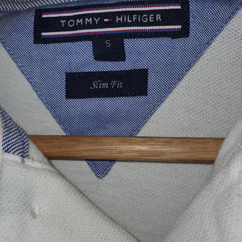Men's Tommy Hilfiger Polo Top white slim fit