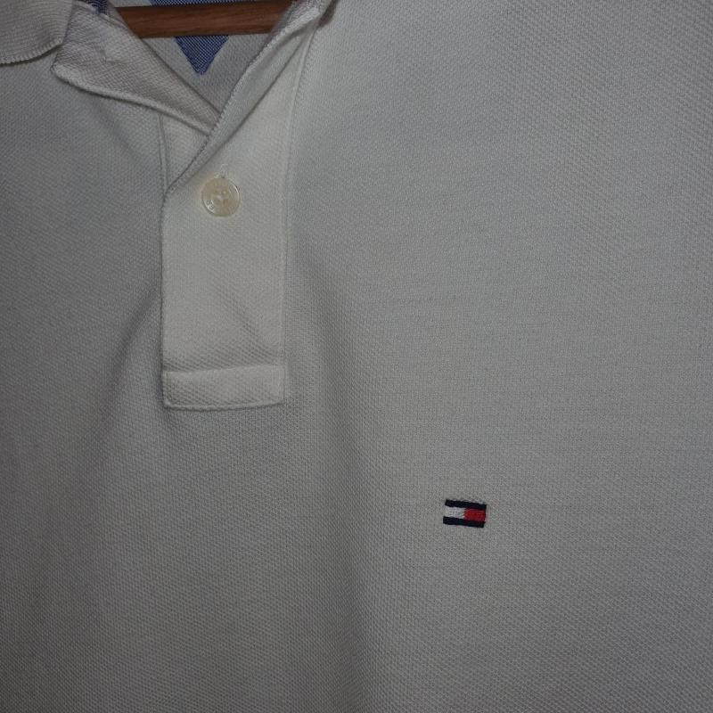 Men's Tommy Hilfiger Polo Top white slim fit